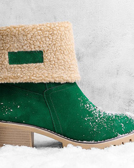 Libiyi seniors' chunky heel winter boots - Libiyi