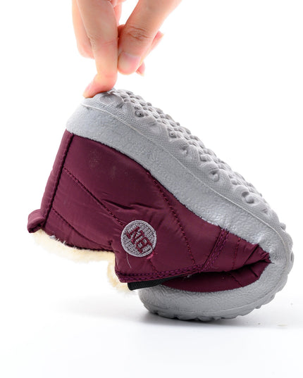 Autumn and winter non-slip warm soft bottom cotton shoes and cotton boots—Unisex - Keillini