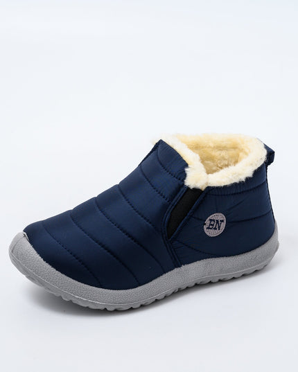 Autumn and winter non-slip warm soft bottom cotton shoes and cotton boots—Unisex - Keillini