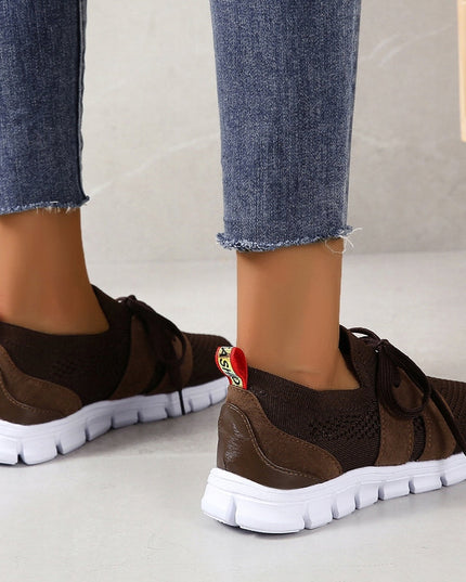 Knitted Mesh Ultralight Tennis Sneakers - Keilini