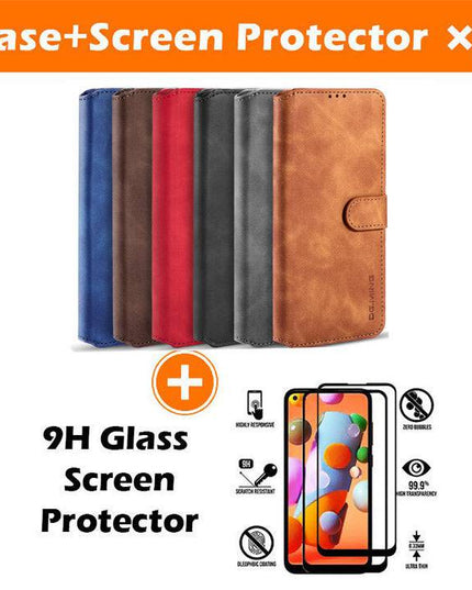 Wallet Stand PU Leather Case For Samsung Galaxy A02S - Libiyi