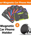 Azul / iPhone 12 Pro / Com suporte magnético para telefone para carro