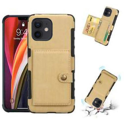 Security Copper Button Protective Case For iPhone 12Mini - Libiyi