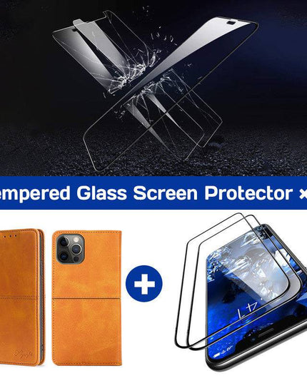 TPU + PU Leather Phone Cover Case for iPhone 12Pro Max - Libiyi