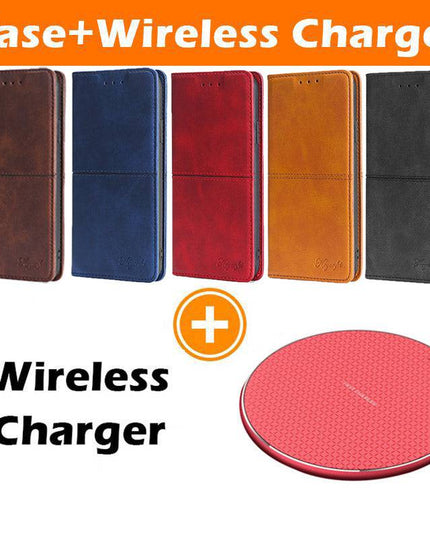 Leather Flip Wallet Cover for Samsung S21 Series - Libiyi