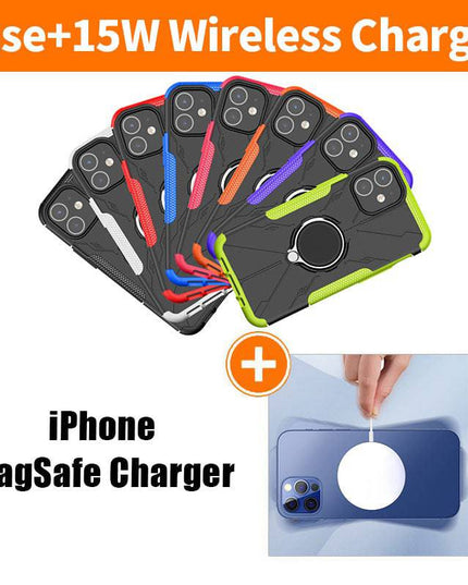 Robot 3 in 1 Heavy Duty Defender Case For iPhone 12 Mini - Libiyi