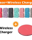 light purple / iPhone XR / Case+Wireless Charger