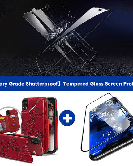 New Luxury Embossing Wallet Cover For iPhone XR-Fast Delivery - Libiyi