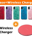 Violet / Pour iPhone XR / Avec chargeur sans fil