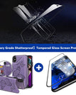 Purple / For iPhone XS Max / With Screen Protector