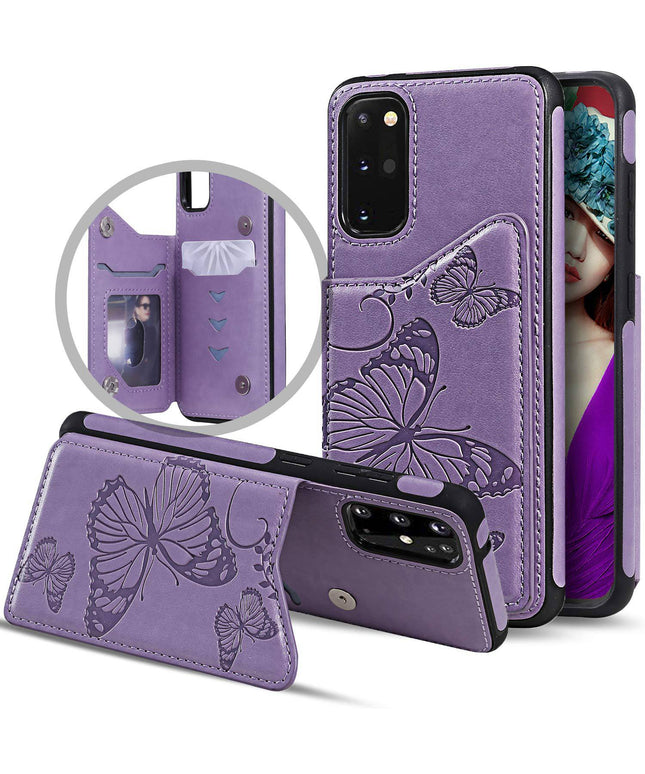 New Luxury Embossing Wallet Cover For SAMSUNG S20 Plus-Fast Delivery - Libiyi