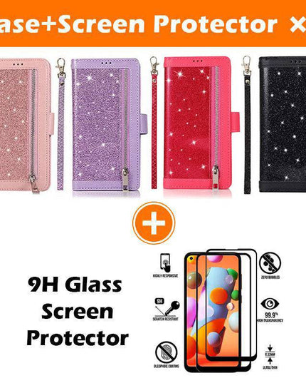 Bling Wallet Leather Case for Samsung S21 - Libiyi