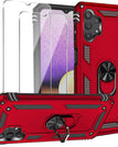 Red / A32(5G) / With 2-Pack Screen Protectors