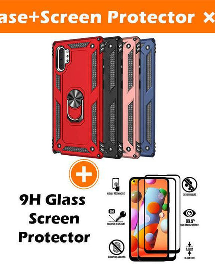 Luxury Armor Ring Bracket Phone Case For Samsung Note 10 Plus-Fast Delivery - Libiyi