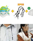 White / 3PCS/SET / With Lanyards(2 Pcs)+Extra PM2.5filters(5Pcs)